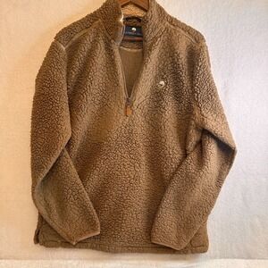 Southern Shirt Sweater Small Sherpa Pullover Jacket Zip Womens Fleece